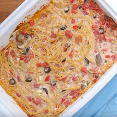 Greek Spaghetti Casserole