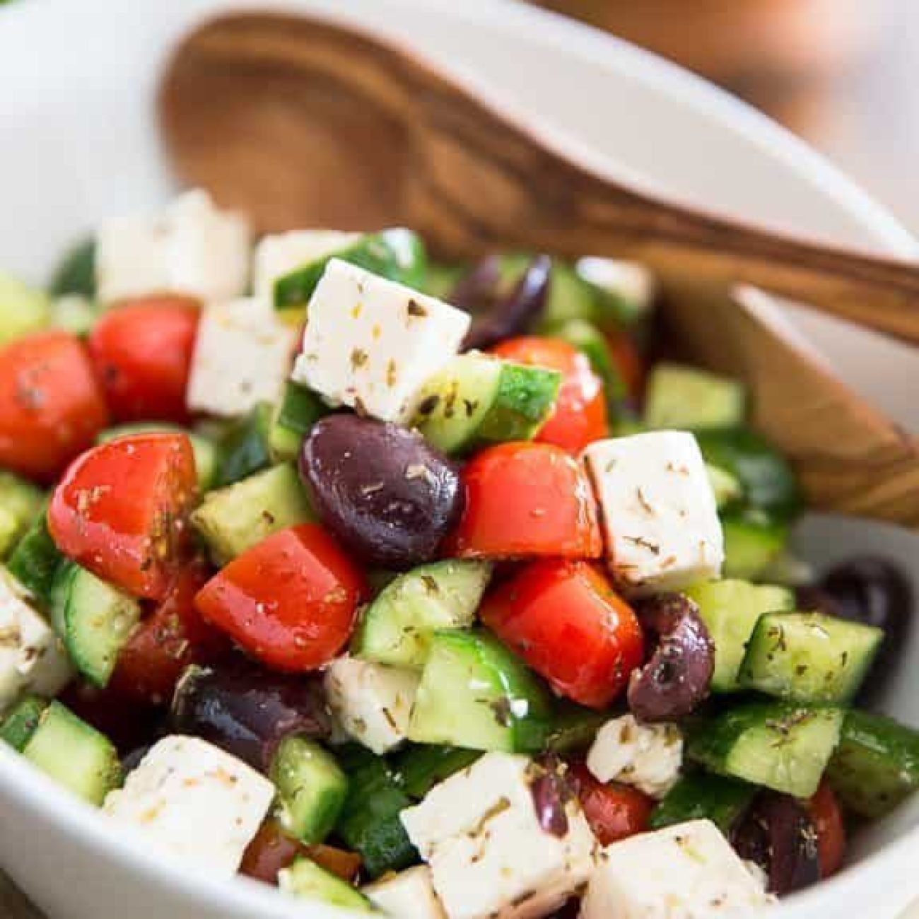 Greek Style Cucumber Salad