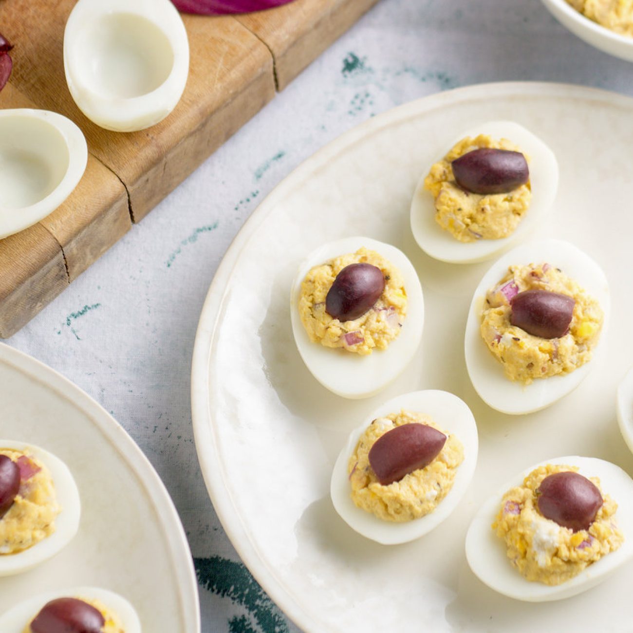 Greek Style Deviled Eggs