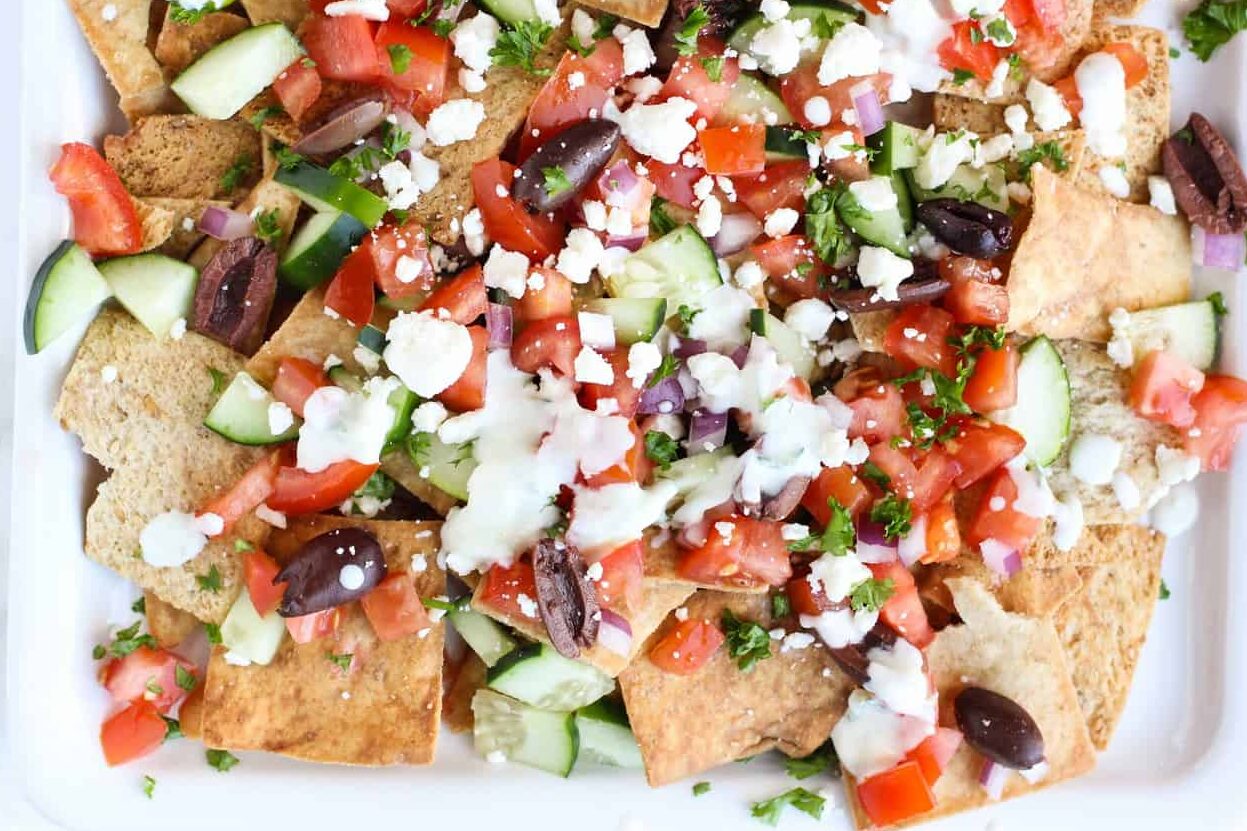 Greek-Style Nachos