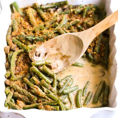 Green Bean Casserole With Bacon And Wine