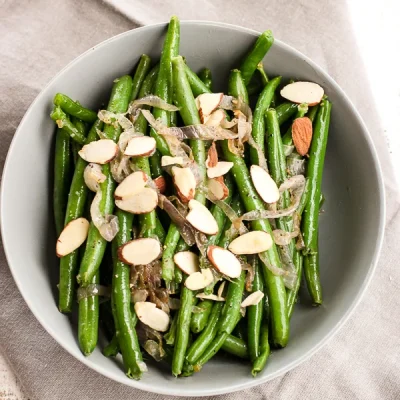 Green Beans With Caramelized Shallot Butter