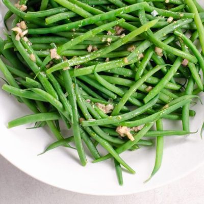 Green Beans With Dijon Mustard And Caramelized