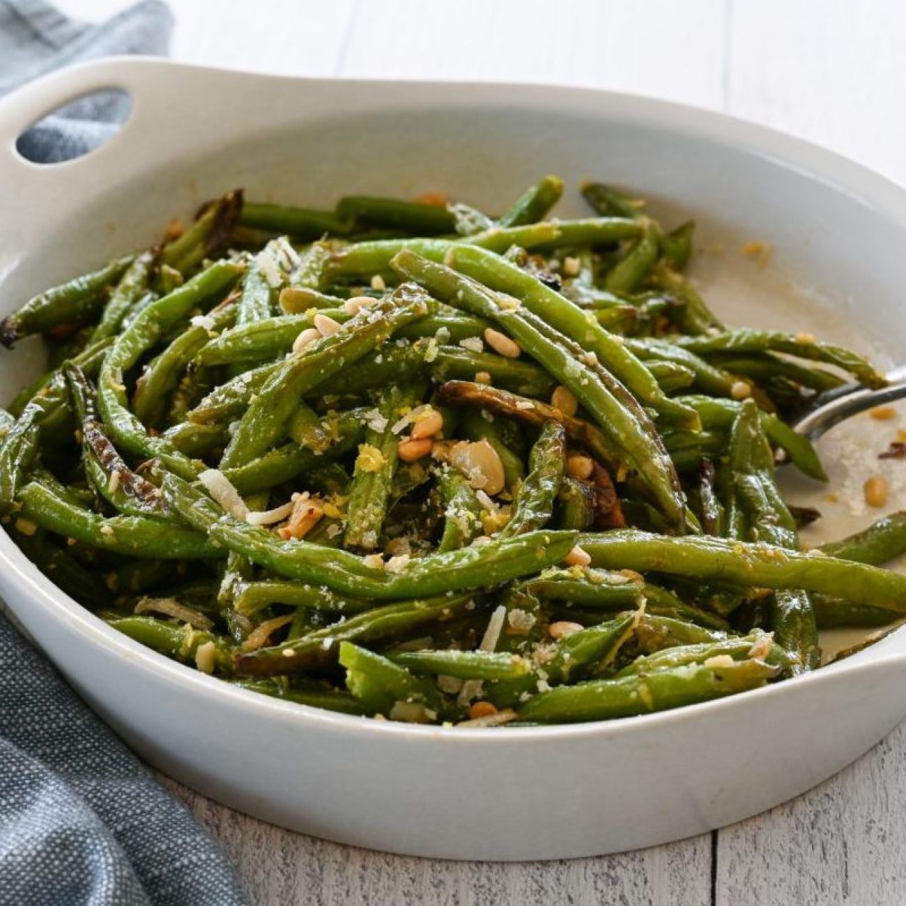 Green Beans With Lemon-Garlic Seasoning