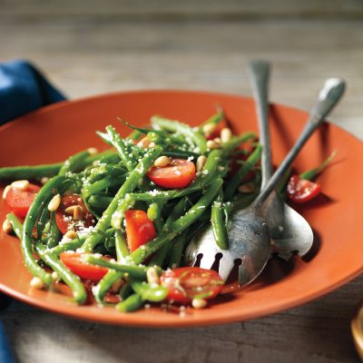 Green Beans With Pine Nuts And Basil