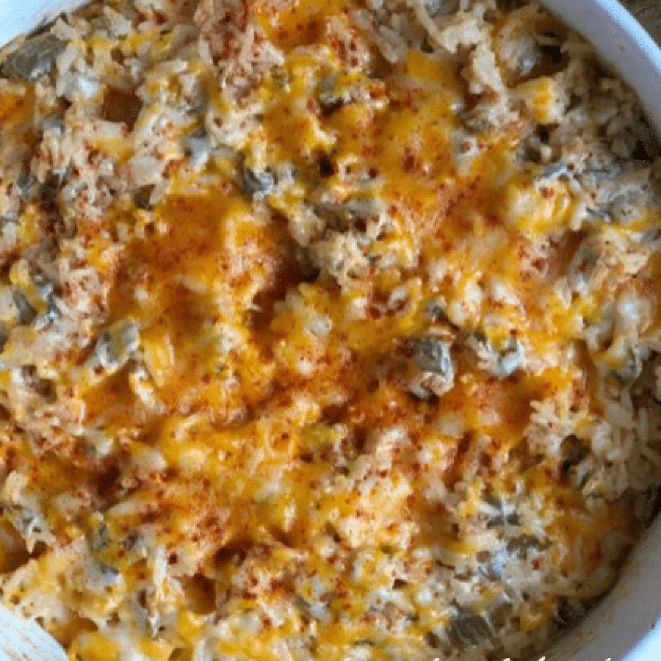 Green Chile-Rice Casserole