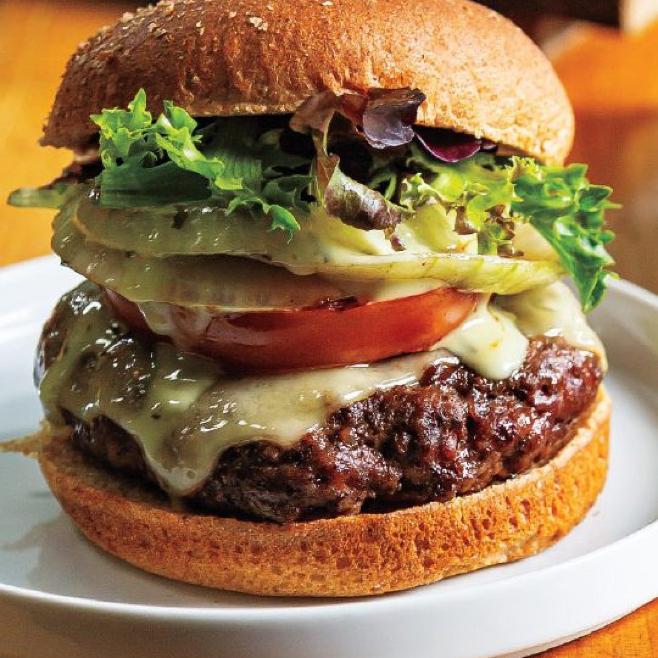 Green Chile Sliders With Tomatillo Lime