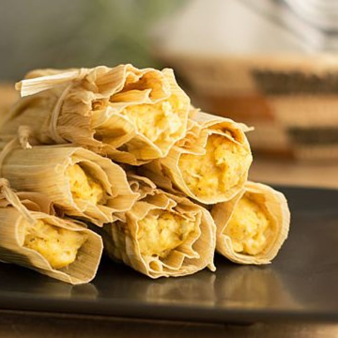 Green Chili, Chicken & Cheese Tamales