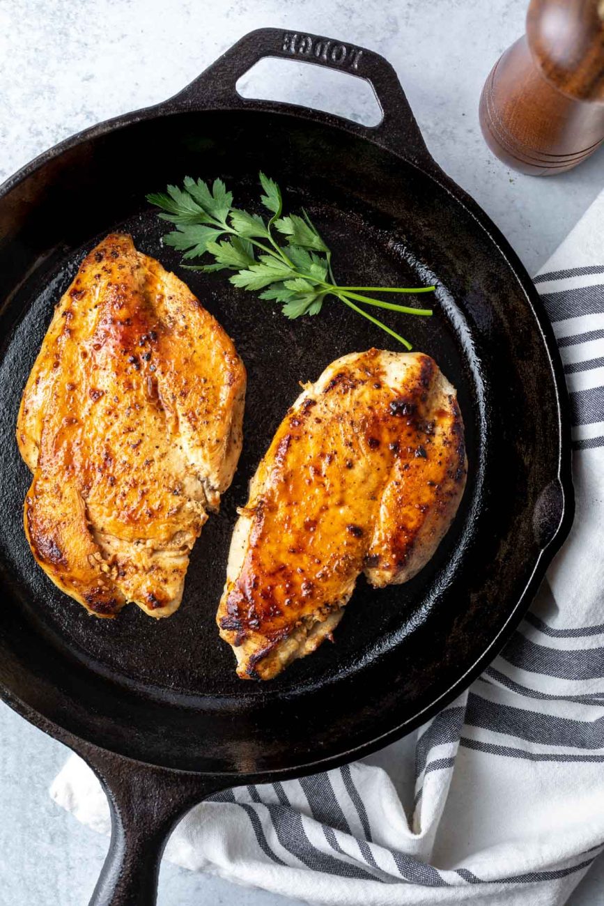 Grill-To-Skillet Glazed Chicken Breast Low Fat