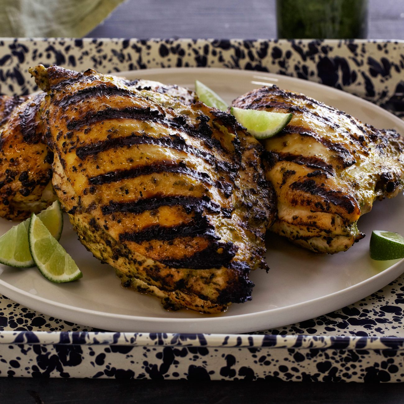 Grilled Caribbean Chicken With