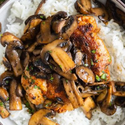 Grilled Chicken And Shiitake Mushroom Salad