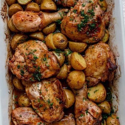 Grilled Chicken Breast W. Roast Potatoes