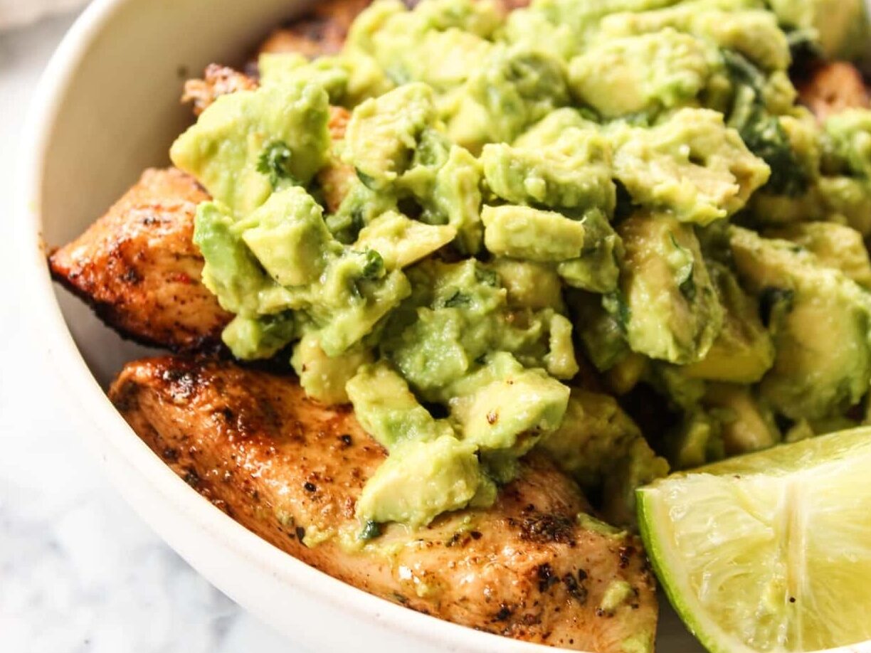 Grilled Chicken Breast With Avocado And