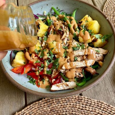 Grilled Chicken Breasts With Peanut Sauce