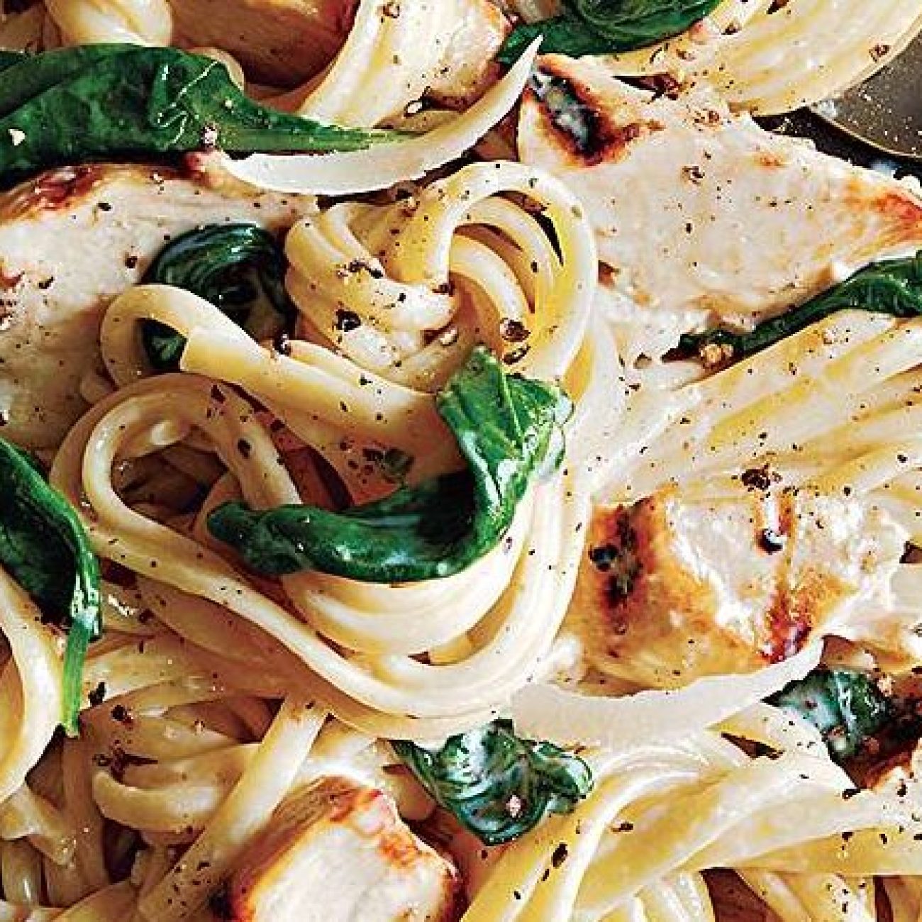 Grilled Chicken Linguine