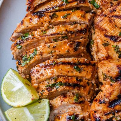 Grilled Chicken With Coriander/Cilantro