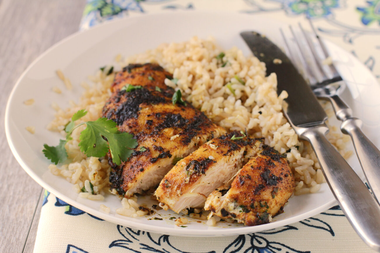 Grilled Chicken With Mango Habanero Glaze