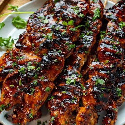 Grilled Chipotle Pork And Chicken Satay