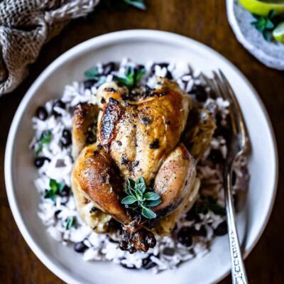 Grilled Cornish Game Hens With Jamaican Basting