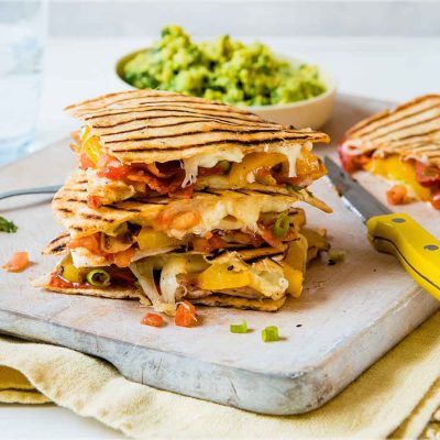 Grilled Feta Quesadillas