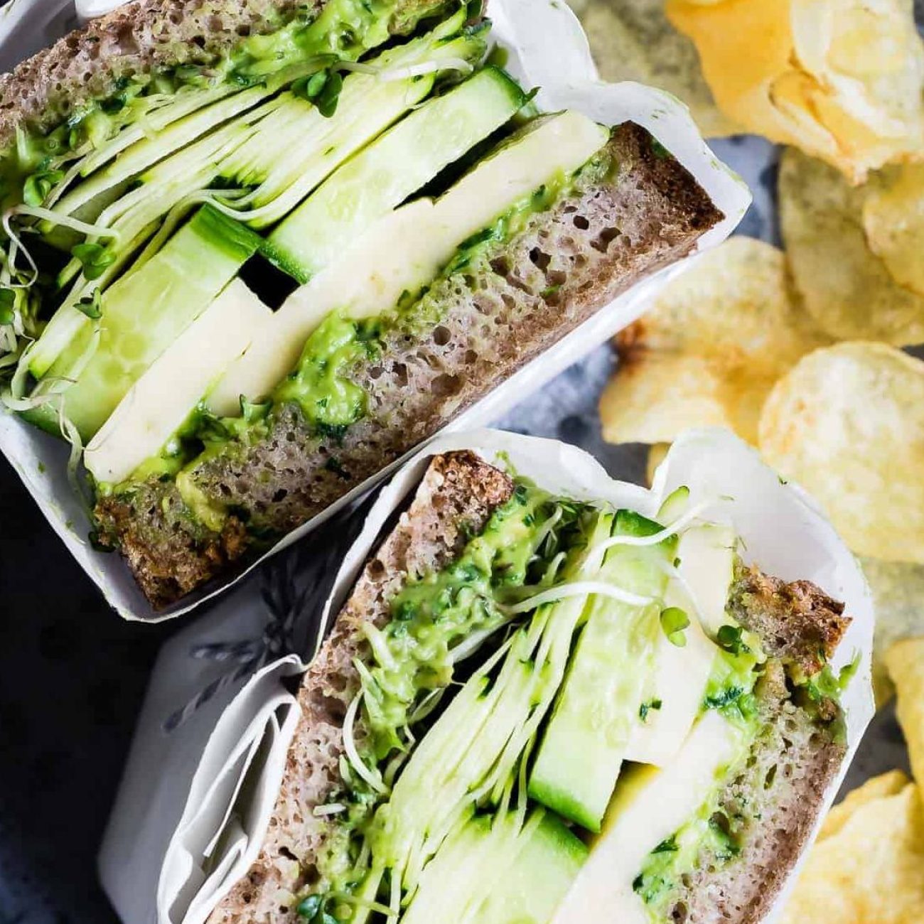 Grilled Havarti And Avocado Sandwiches