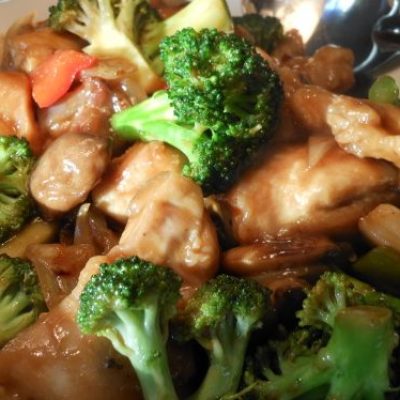 Grilled Hoisin Chicken With Mai Fun