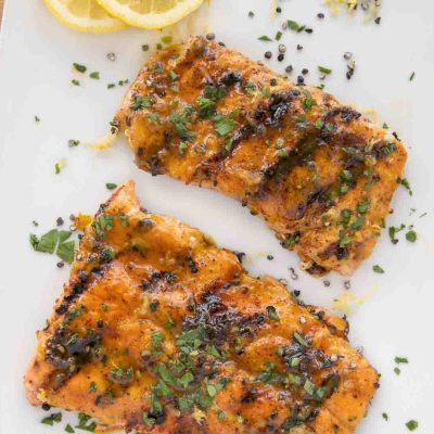 Grilled Honey Mustard Salmon