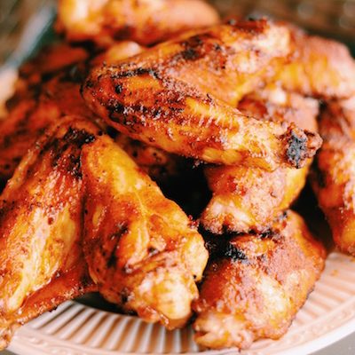 Grilled Hot Wings