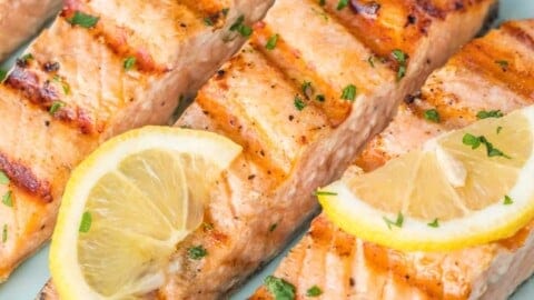 Grilled Lemon Salmon