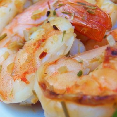 Grilled Lemongrass Prawns