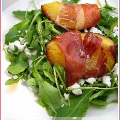 Grilled Nectarines With Prosciutto