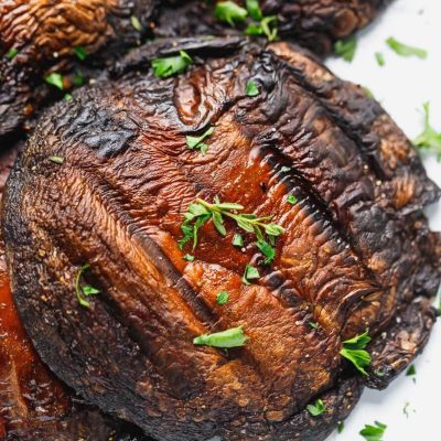 Grilled Portabella Mushroom Caps