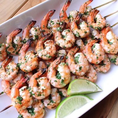 Grilled Shrimp With Garlic Butter For