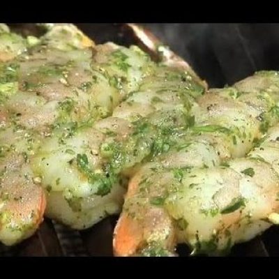 Grilled Shrimp With Garlic &Amp; Herbs