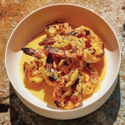 Grilled Shrimp With Tarator Sauce