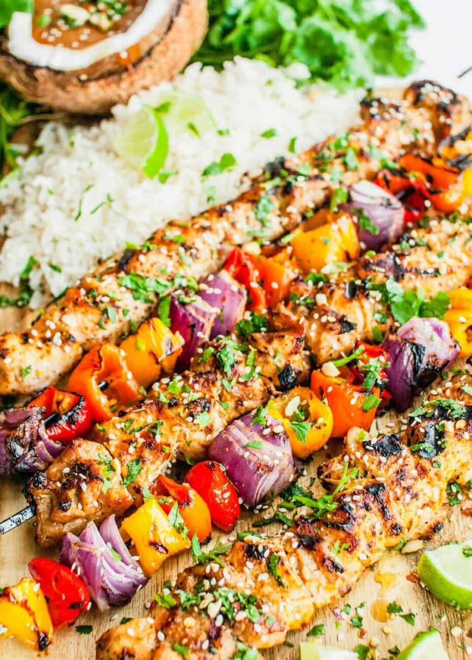 Grilled Thai-Inspired Chicken Thighs Recipe