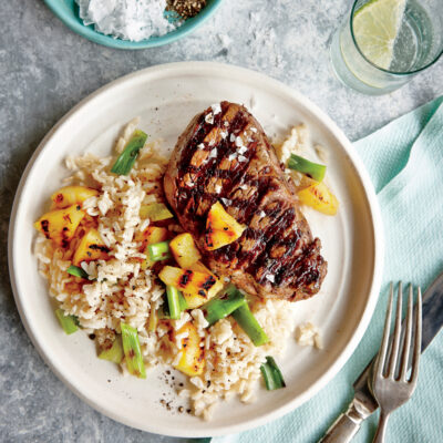 Grilled Tuna Steaks With Tropical Pineapple Glaze