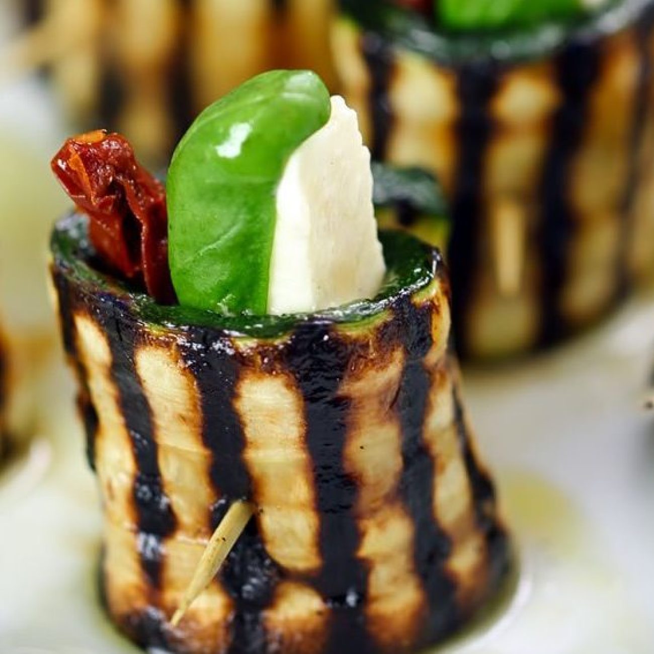 Grilled Zucchini Roll-Ups