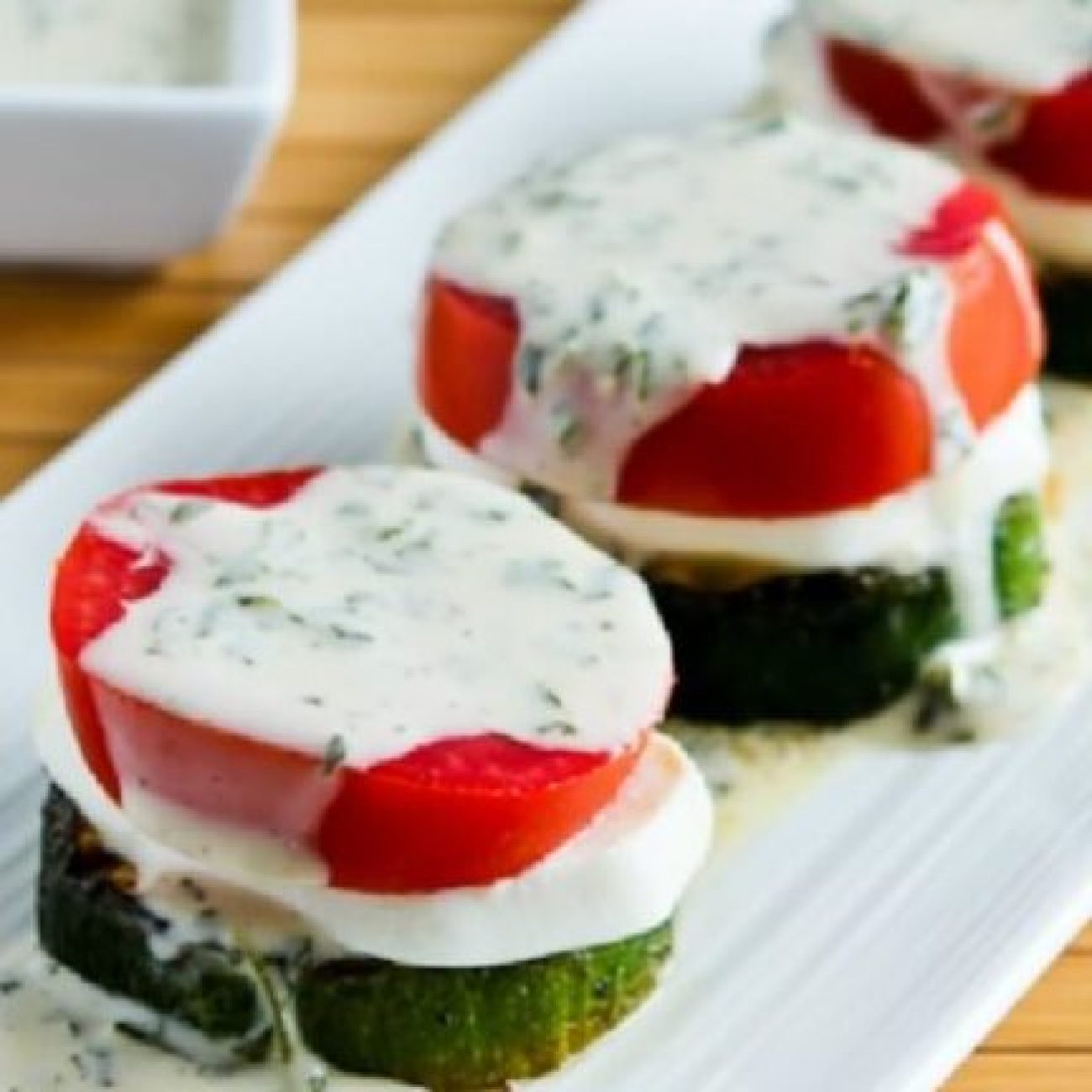 Grilled Zucchini With Fresh Mozzarella