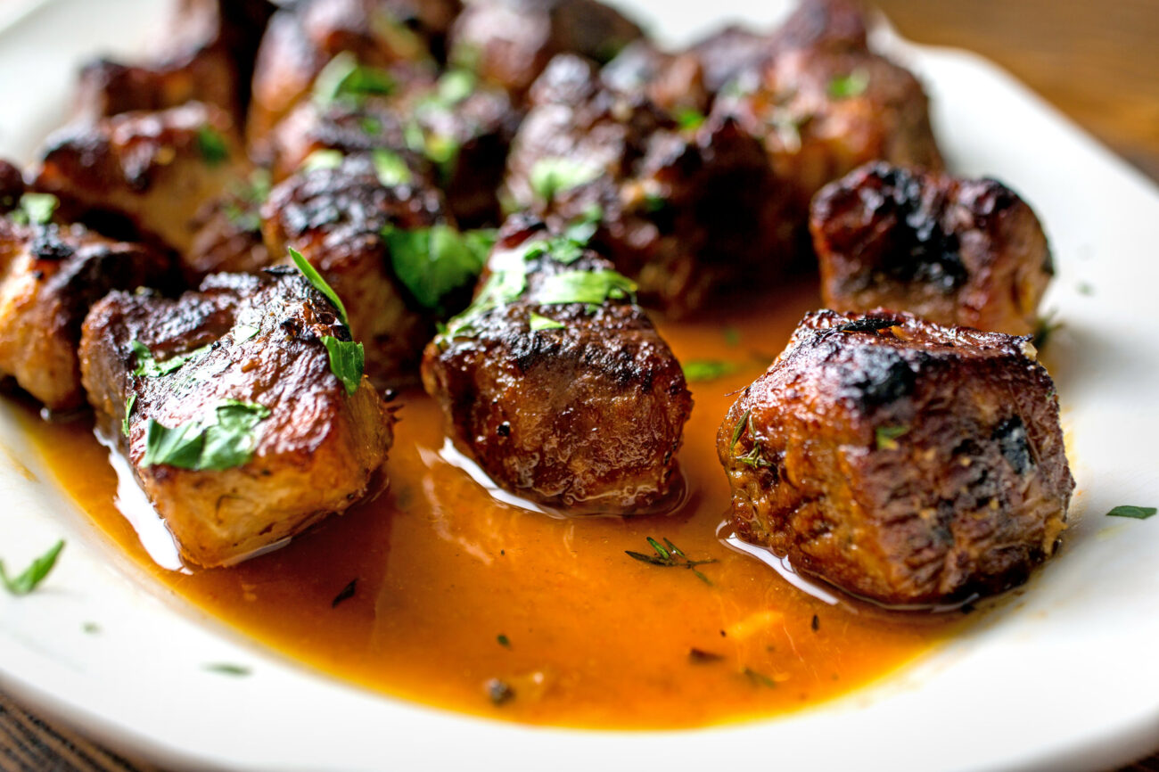 Griot. Haitian Fried Pork With Sour Orange