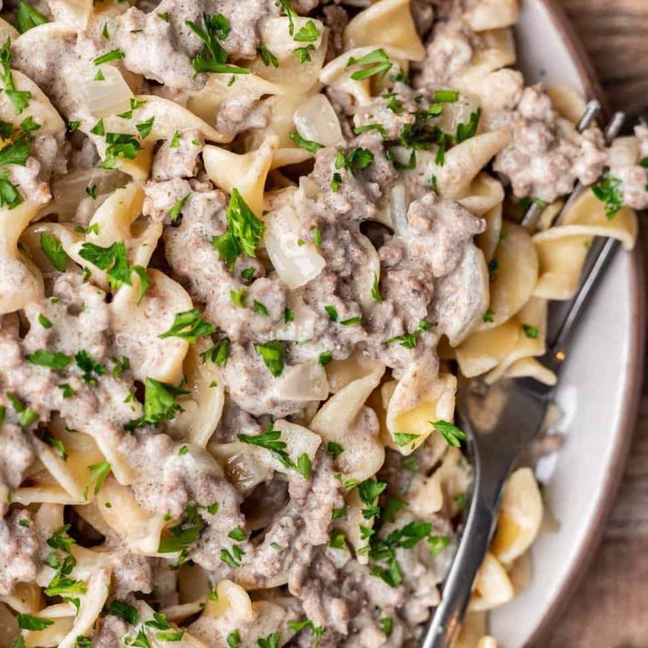 Ground Beef, Noodle, Cream Of Chicken Soup