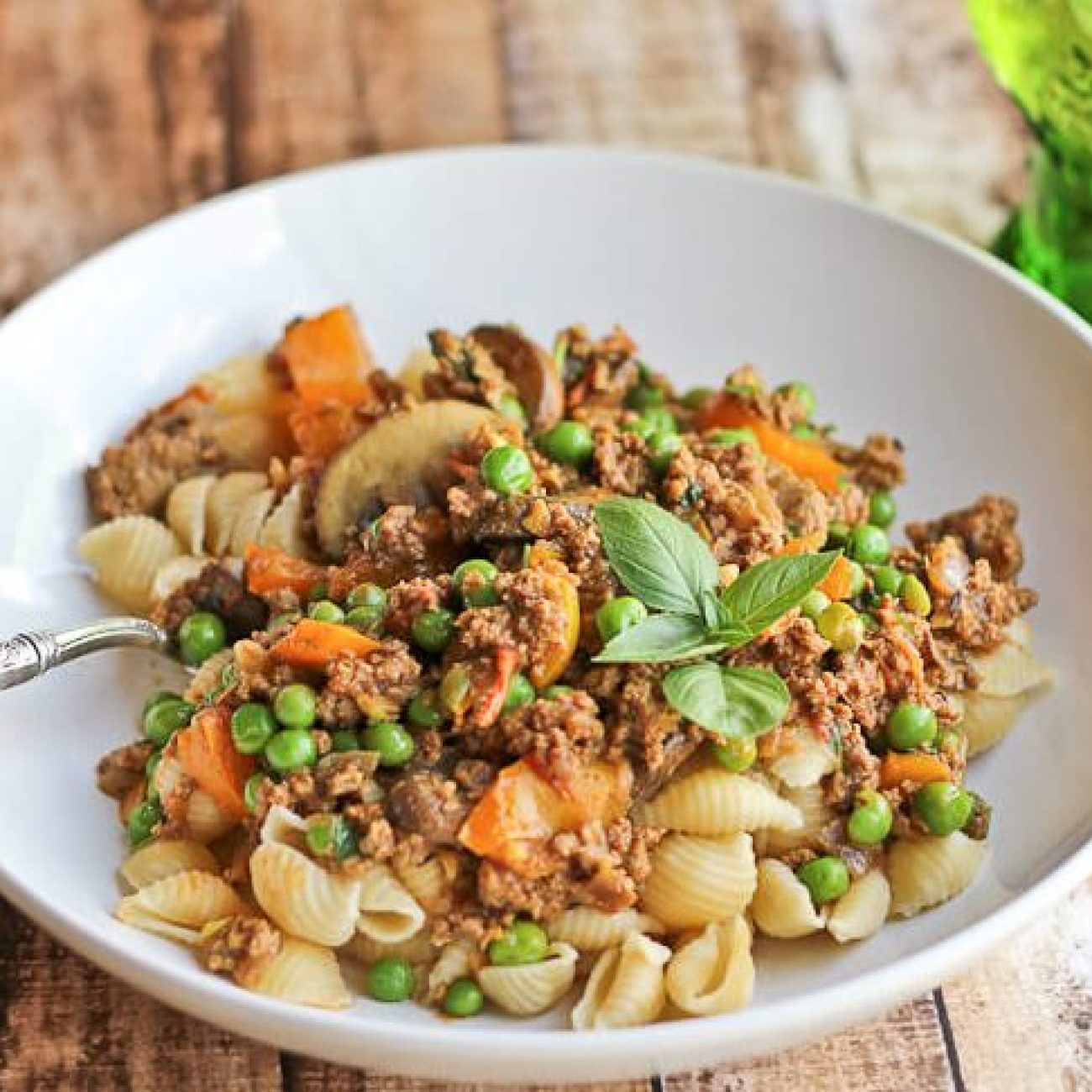 Ground Lamb With Peas