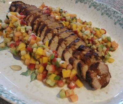 Guava-Glazed Pork Tenderloin With Cilantro