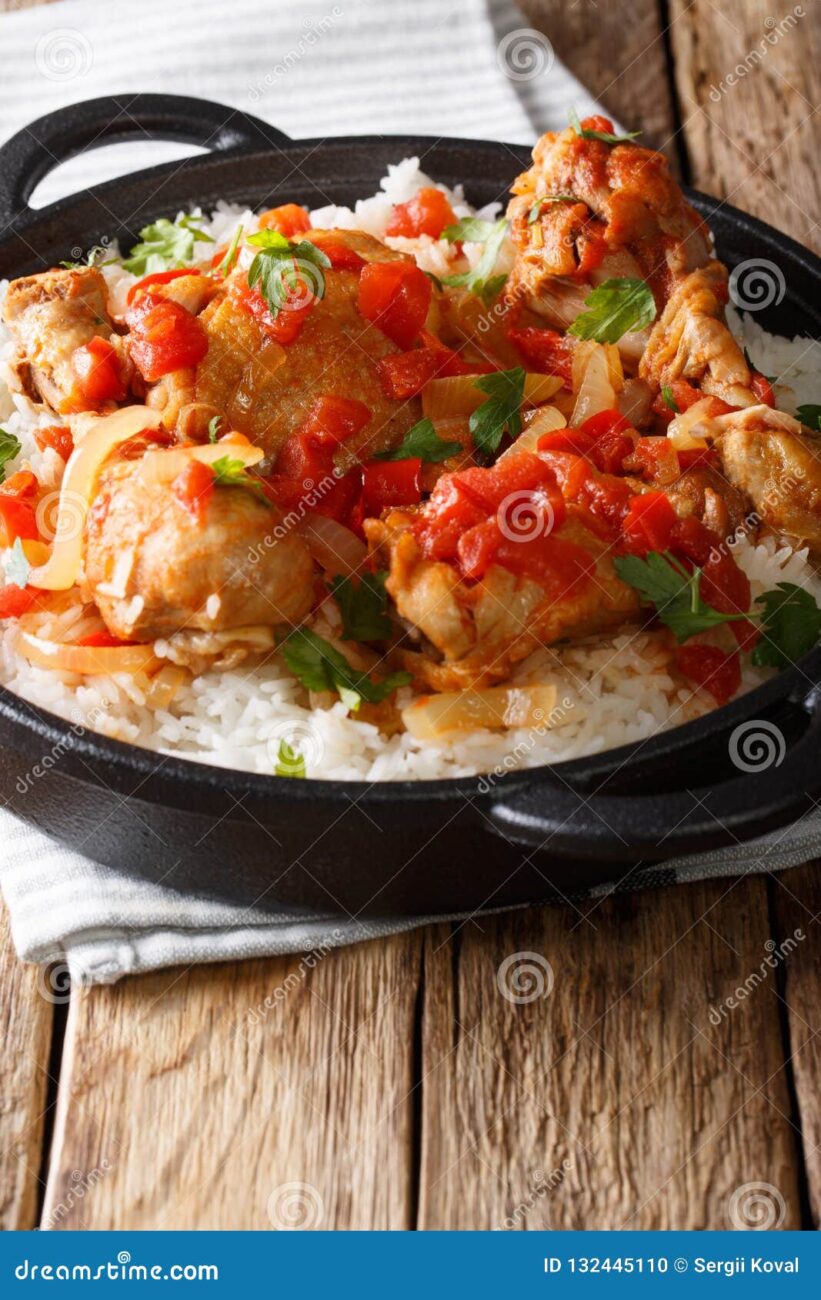 Haitian Chicken In Sauce