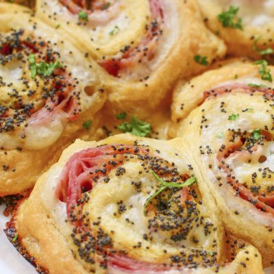 Ham And Cheese Crescent Spirals