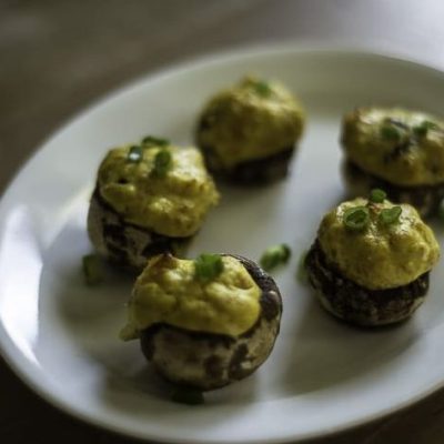 Ham And Cheese Stuffed Mushrooms