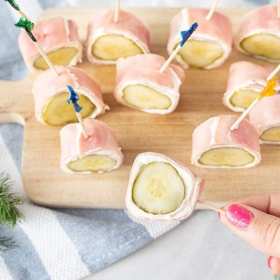 Ham And Pickle Wraps