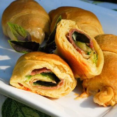 Ham And Spinach Rolls