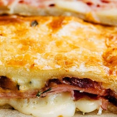 Ham And Swiss In Puff Pastry