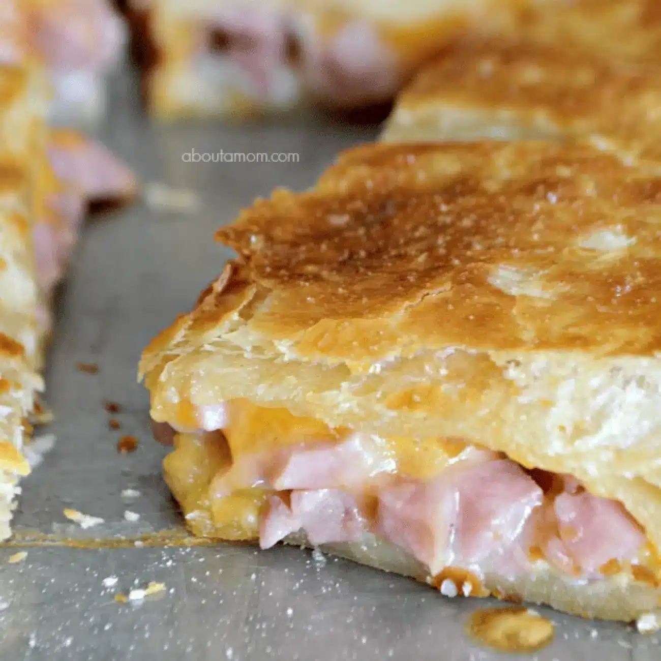 Ham And Swiss Puff Pastry